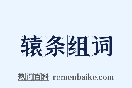 辕条组词是什么意思的图片